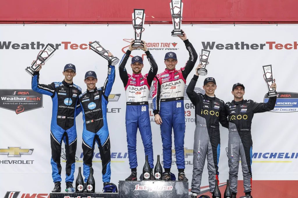 GTP podium from Canadian Tire motorsports park this weekend. 2023