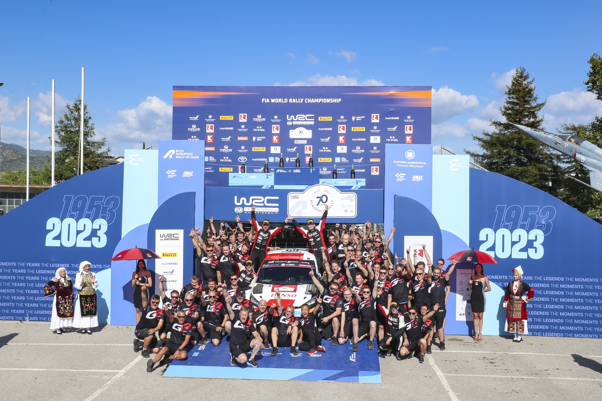 EKO Acropolis Rally Greece Podium