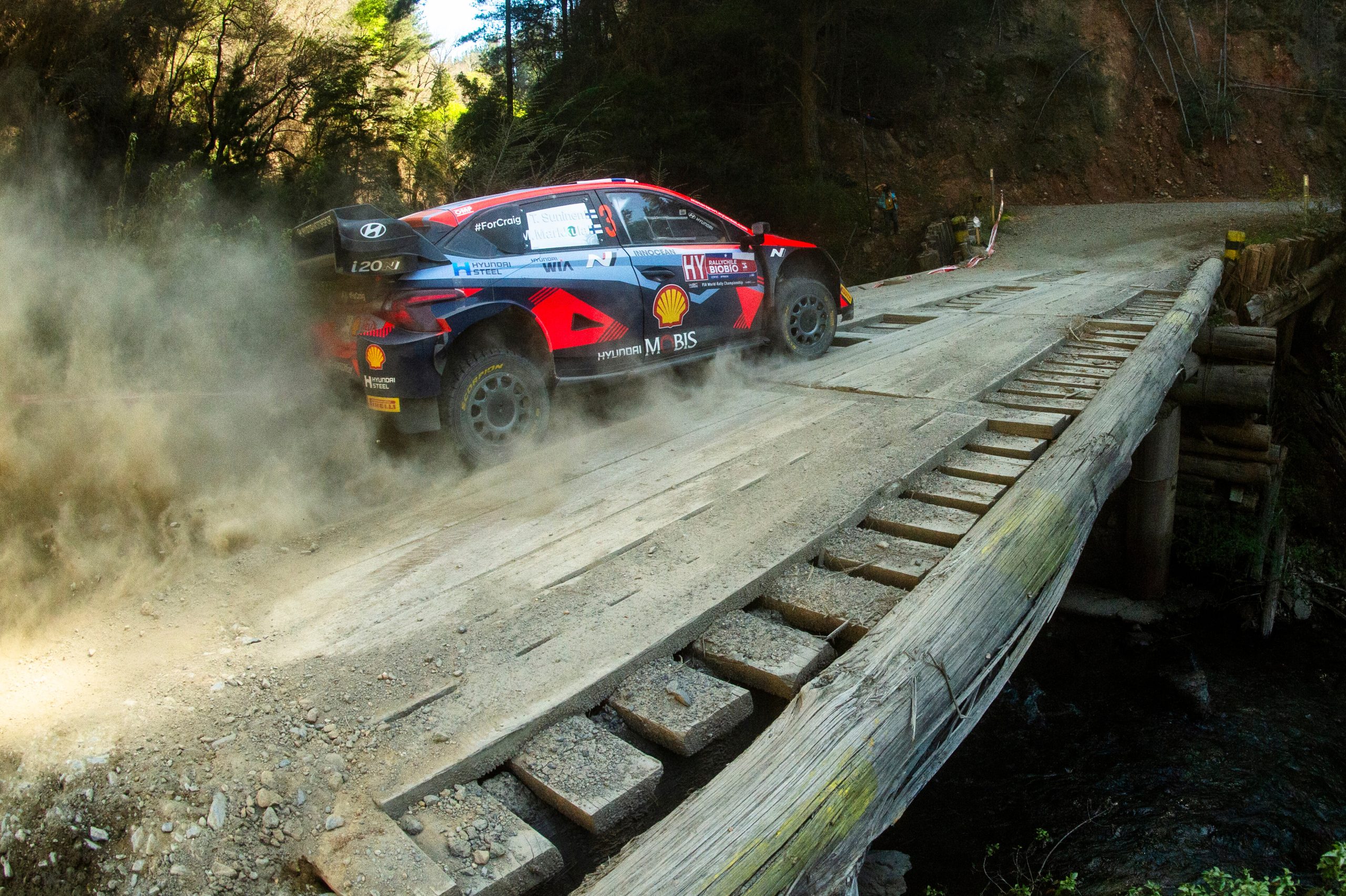 Suninen Crashes Out Of Rally Chile BioBio