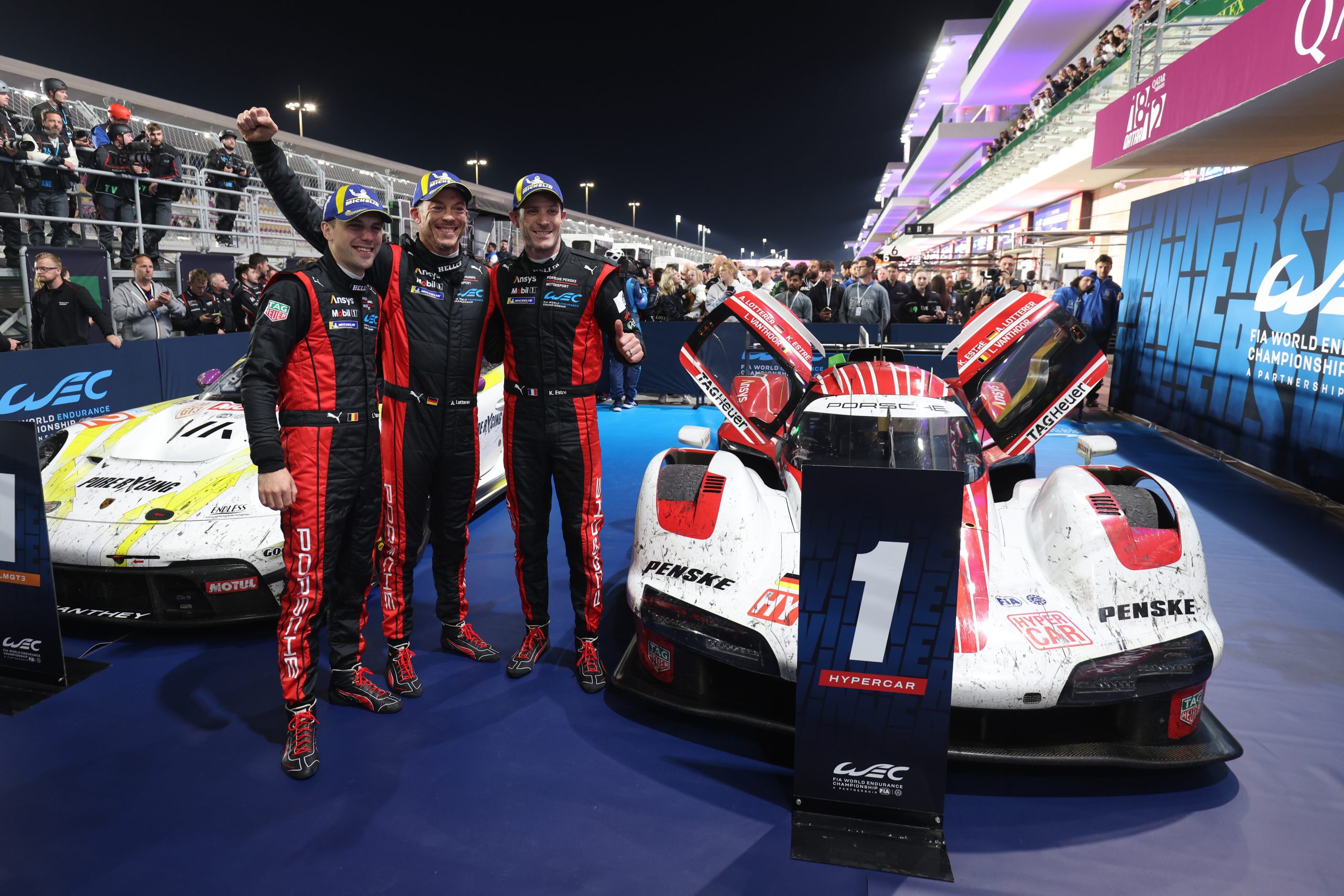 porsche penske wins the qatar 1812km
